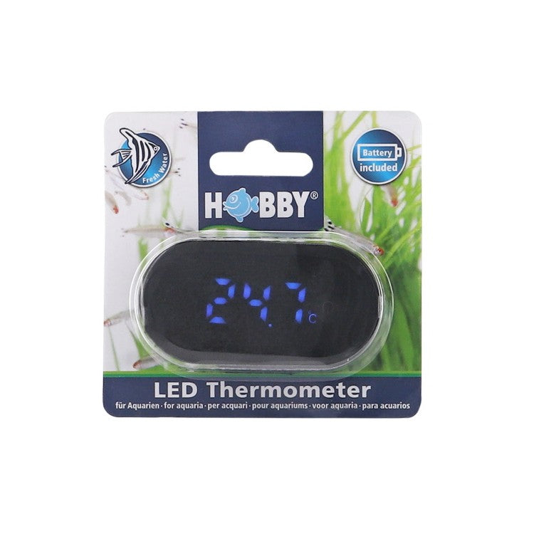 Hobby LED Digital Aquarium Thermometer L 5.3 x D 1.5 x H 2.8 cm