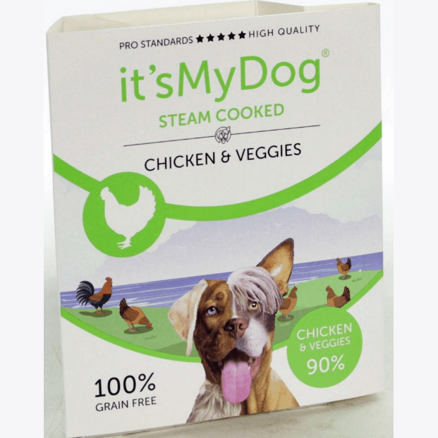 It's My Dog Steam Cooked Chicken & Veggies -395gr