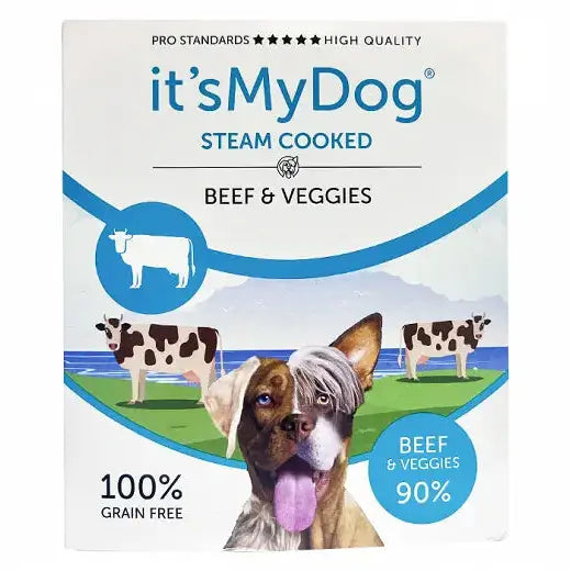 It's My Dog Steam Cooked Beef & Veggies 395gr