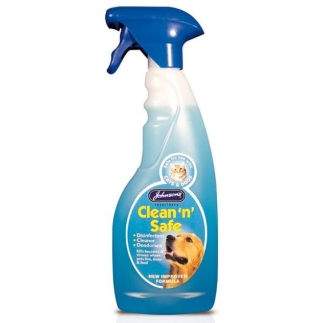 Johnson's Clean 'n' Safe Dog & Cat Disinfectant Spray 500ml