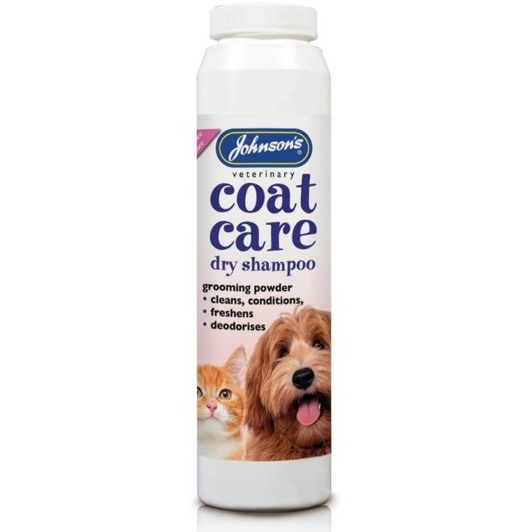 Johnsons Coat Care Dry Shampoo Baby Powder Scent 85gr