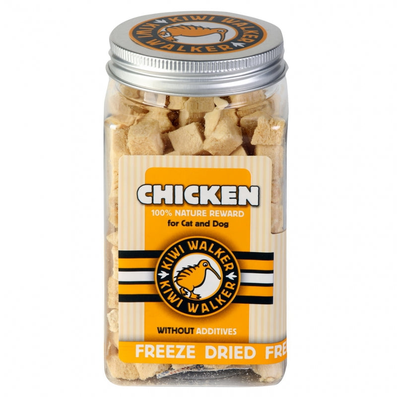 Kiwi Walker Freeze Dried Grain Free Snack Chicken Cat & Dog Treats 80gr