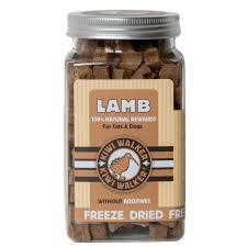 Kiwi Walker Freeze Dried Grain Free Snack Lamb Cat & Dog Treats 90gr