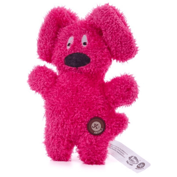 JK Animals Red Delicate Plush Dog Toy 24cm