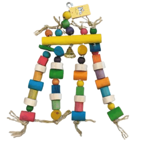 Large Bird Wooden Toy Hanger 55x20x4cm