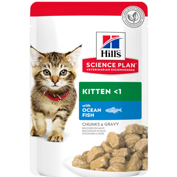 Hills Science Plan Cat Wet Food Kitten Ocean Fish 85gr