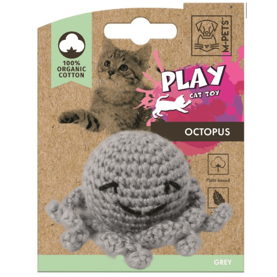 M-Pets Octopus 100% Organic with Catnip 7.5x7.5x5.5cm