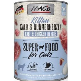 Macs Kitten Calf & Chicken Hearts 800gr