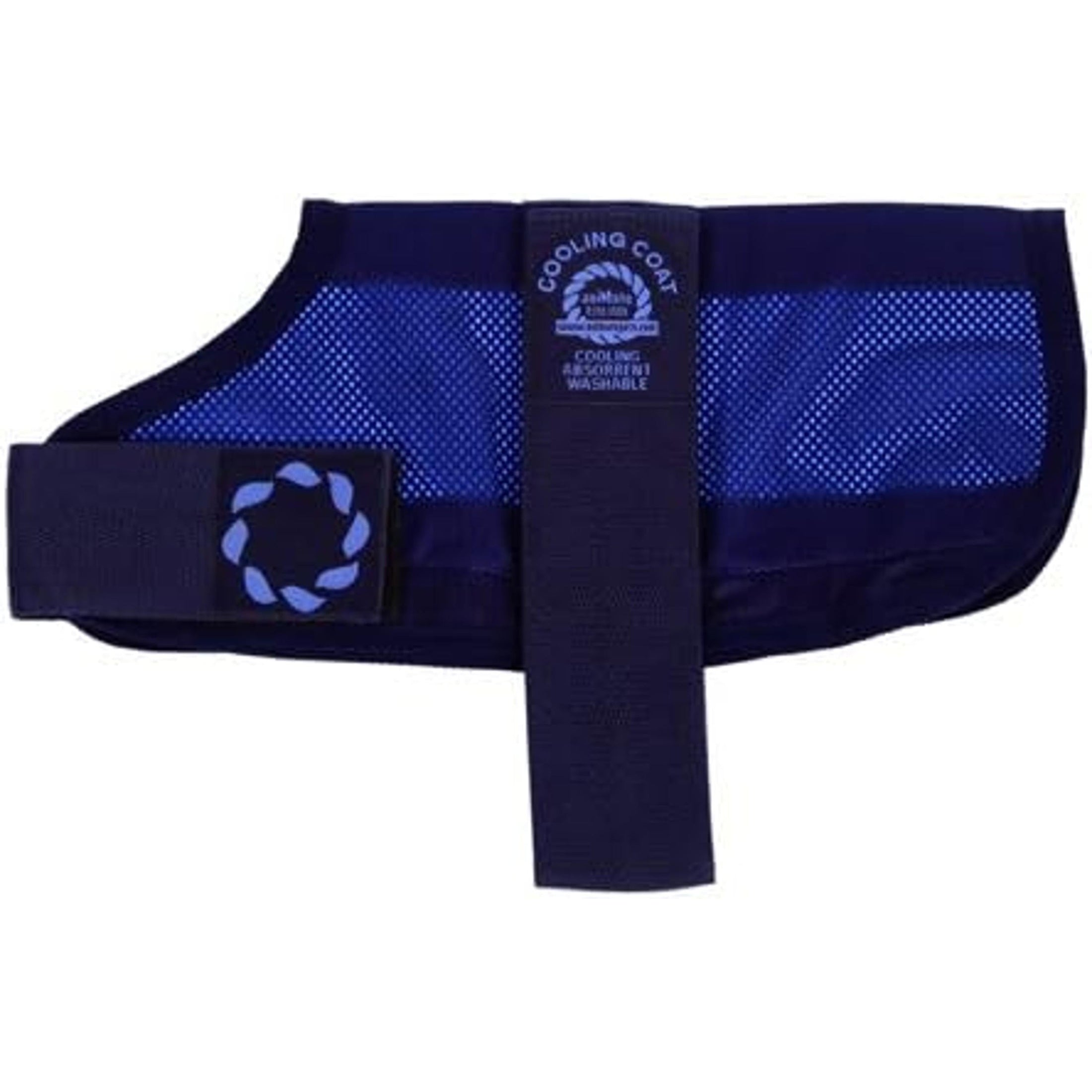 Navy Blue Cooling Dog Coat Water Activated 40cm