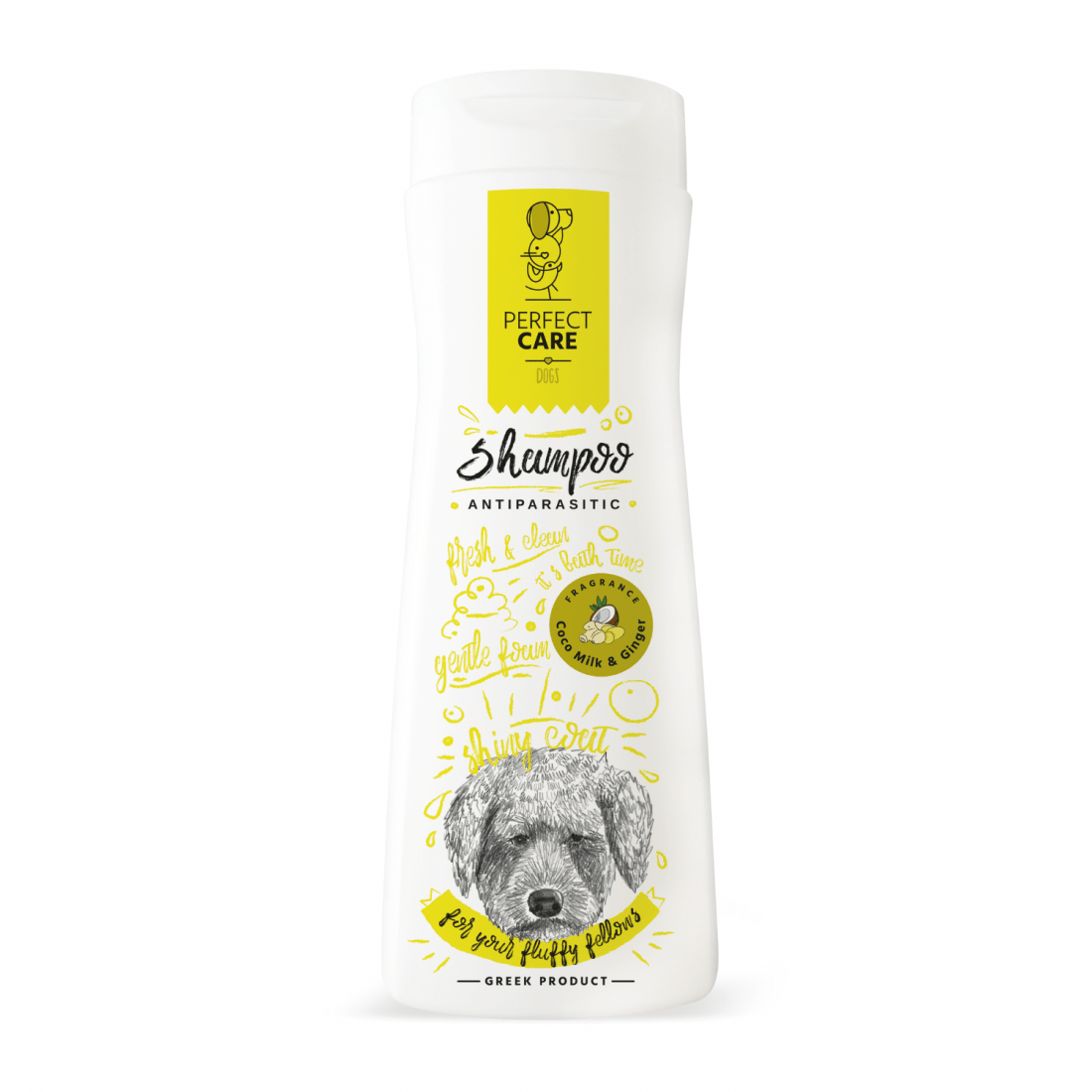 Perfect Care Antiparasitic Dog Shampoo Coconut Milk And Ginger 400ml