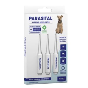 Zotal Parasital 3 Antiparasitic Pipettes Medium Dogs 10-25 Kg