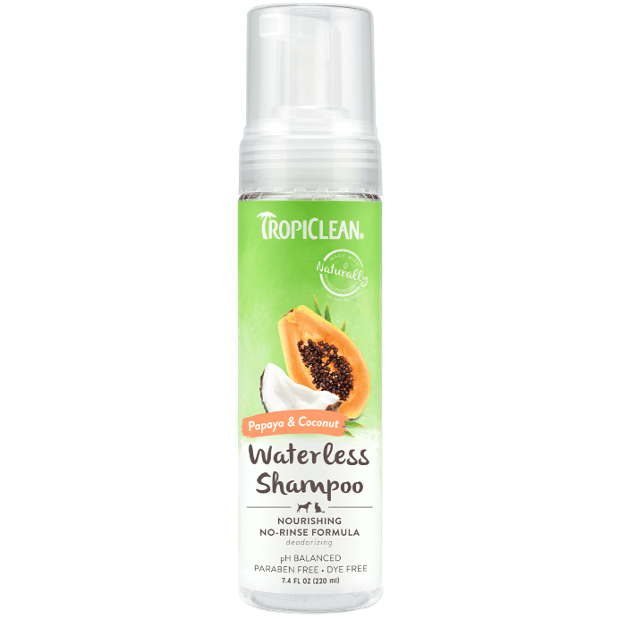 TropiClean Waterless Shampoo Papaya & Coconut 220ml