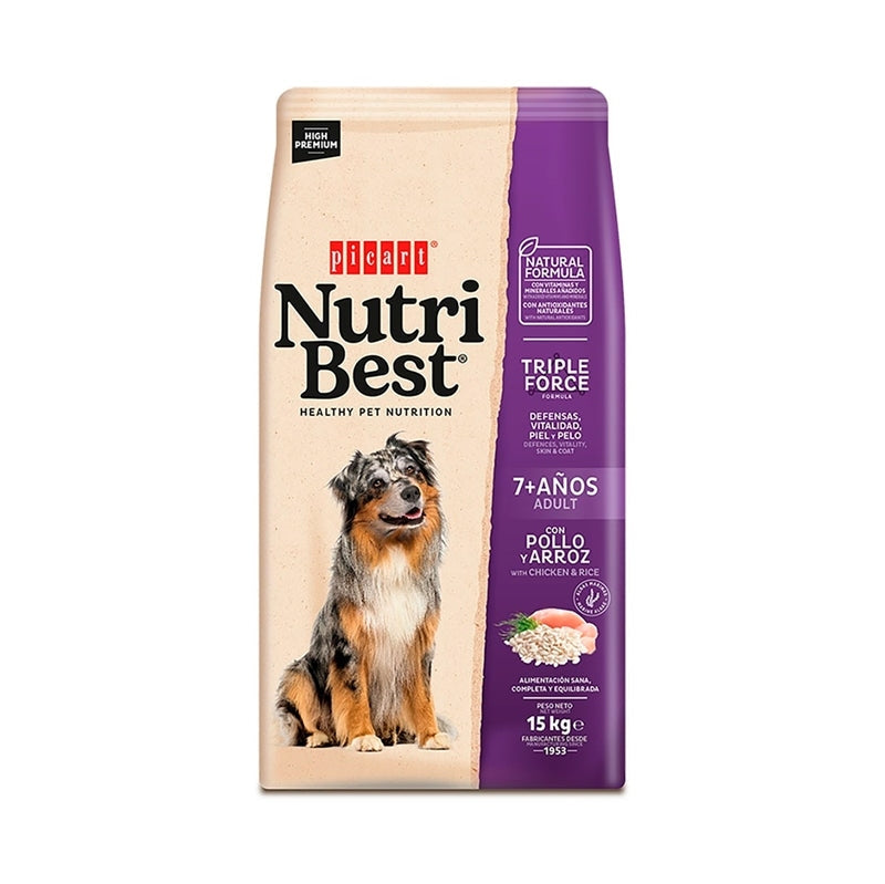 Nutribest Adult 7+ Chicken & Rice 15kg