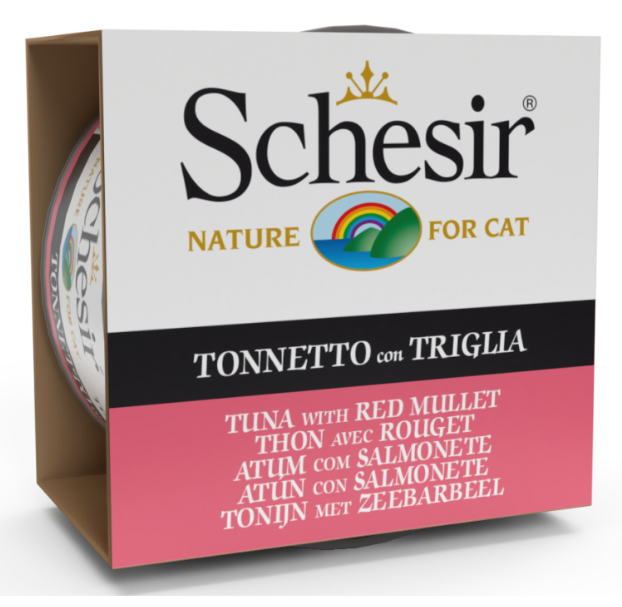 Schesir Cat Wet Food Tuna With Red Mullet in Jelly 85gr