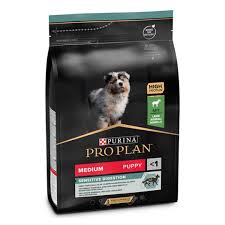 ProPlan Medium Puppy Sensitive Digestion OptiDigest with Lamb 2.4kg + 600gr FREE