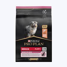 ProPlan Medium Puppy Sensitive Skin OptiDerma with Salmon 2.5kg + 500gr FREE