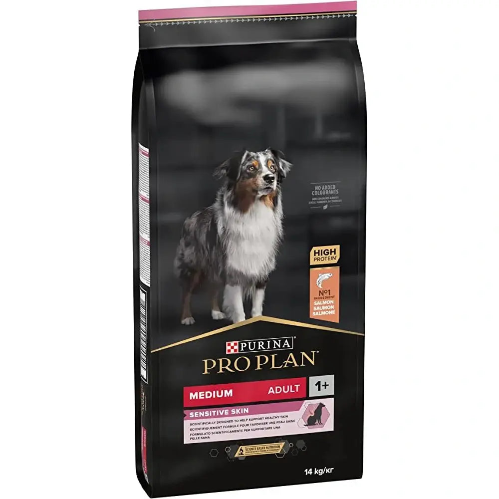 ProPlan Medium Sensitive Skin with OptiDerma Salmon 14kg