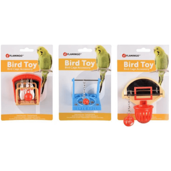 Flamingo Parakeet Toy Assorted