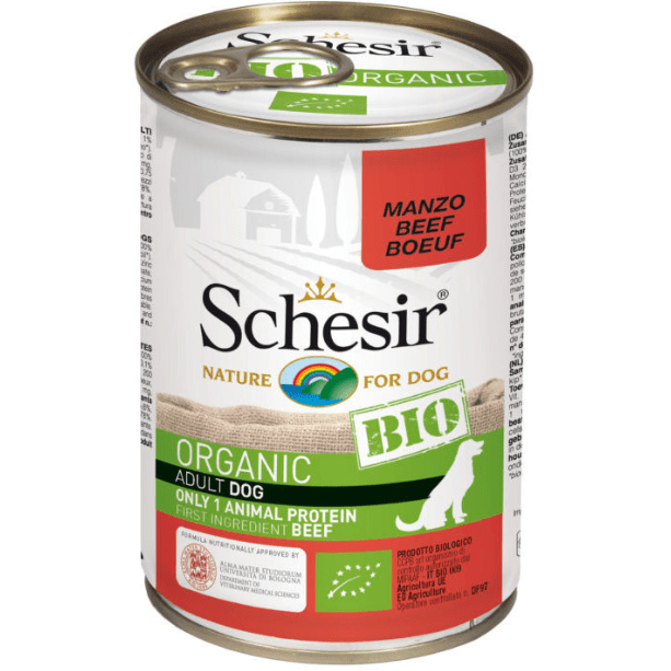 Schesir Bio Organic Adult Breed Beef 6x400gr