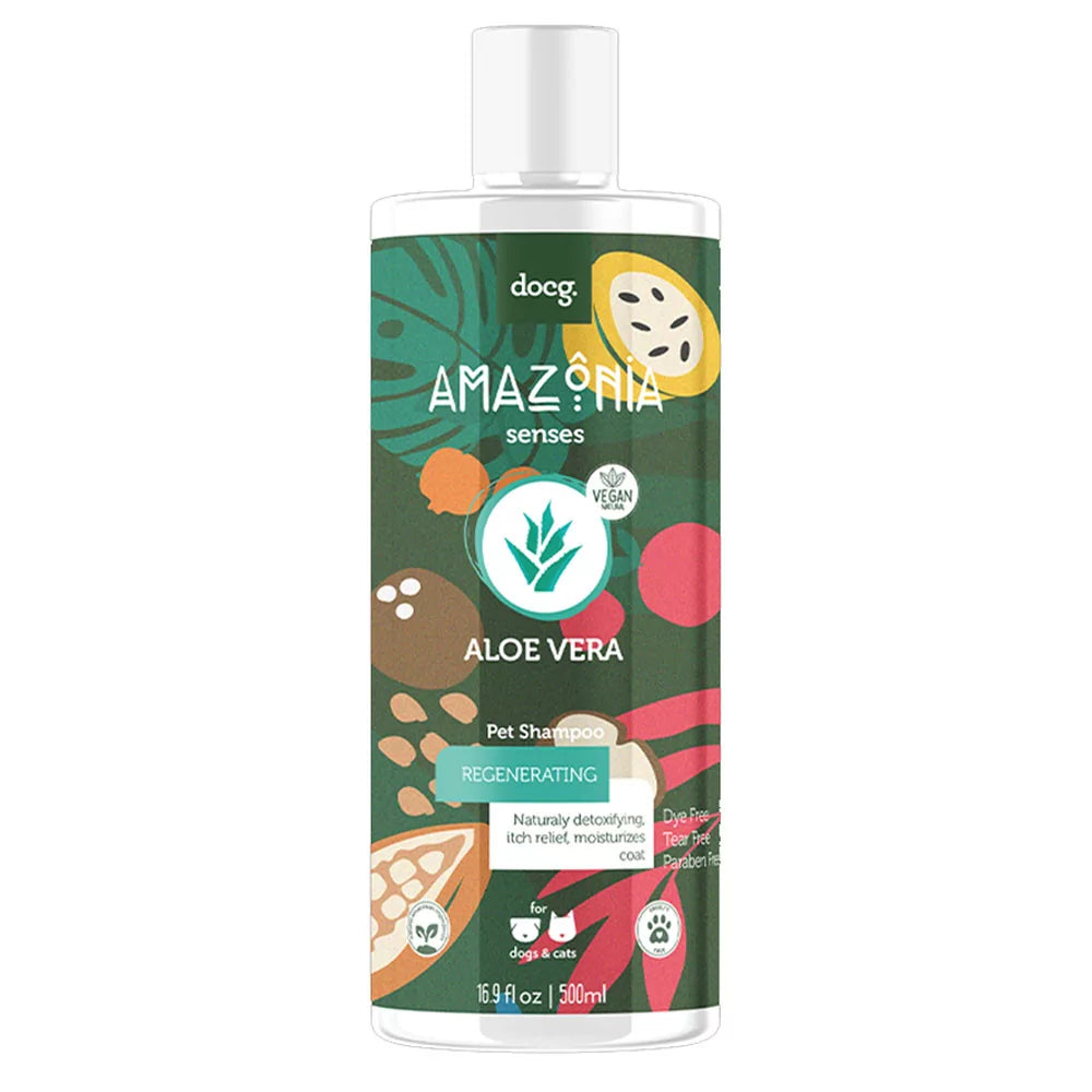 Amazonia Senses Aloe Vera Shampoo for Dogs and Cats 500ml