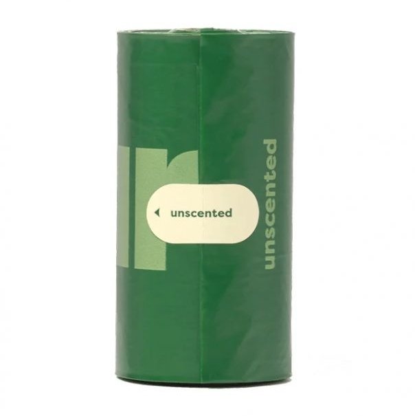 Earth Rated Unscented Poo Bags 1 Roll 15 Bags