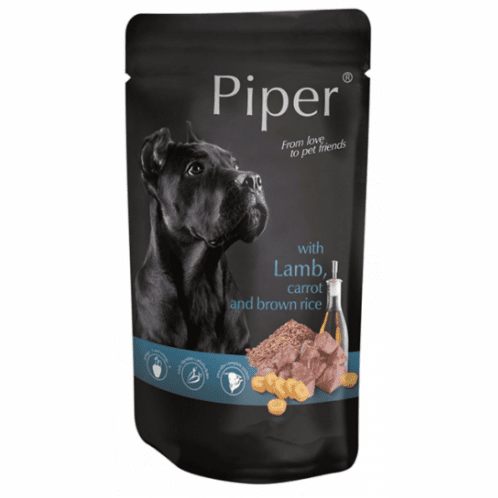 Piper Dog with Lamb, Carrot & Brown Rice 500gr