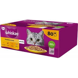 Whiskas Poultry Feast Megapack in Jelly 80x85gr