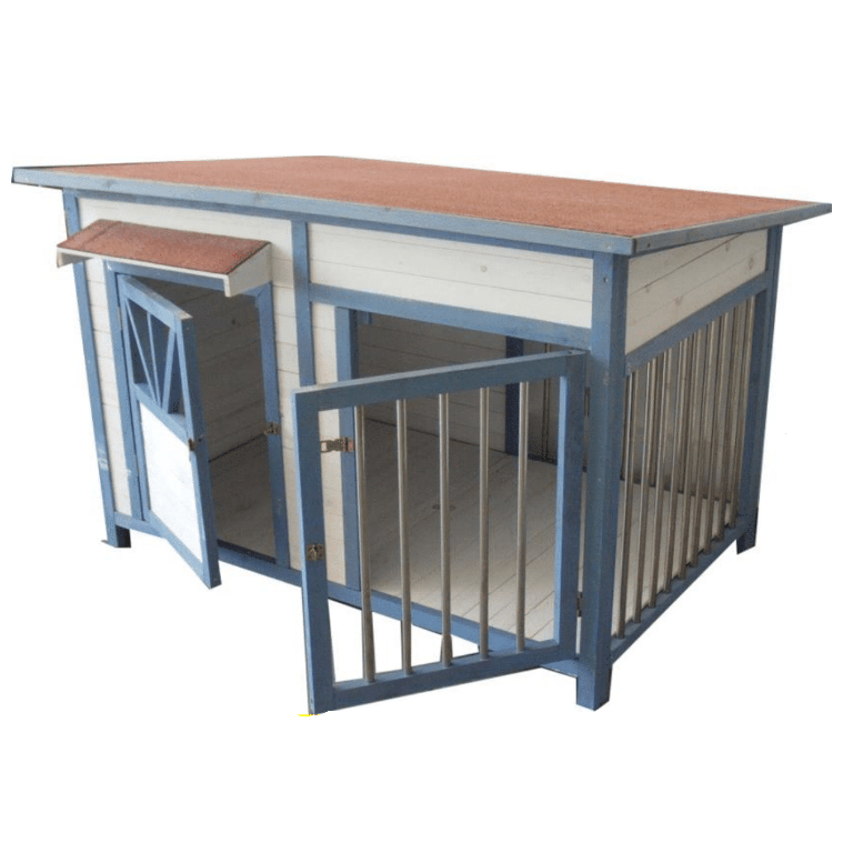 Wooden Dog House 141.5 x 94.5 x 95 cm