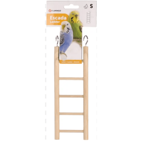 Flamingo Wooden Ladder Escada 5 Rungs 23.7cm