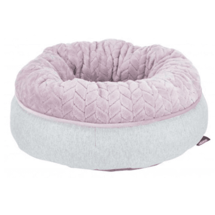 Trixie Junior Bed Round, Light Grey/Lilac ø40cm