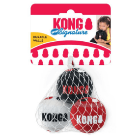Kong Signature Sport Balls Small 3pk 3xØ6.5cm