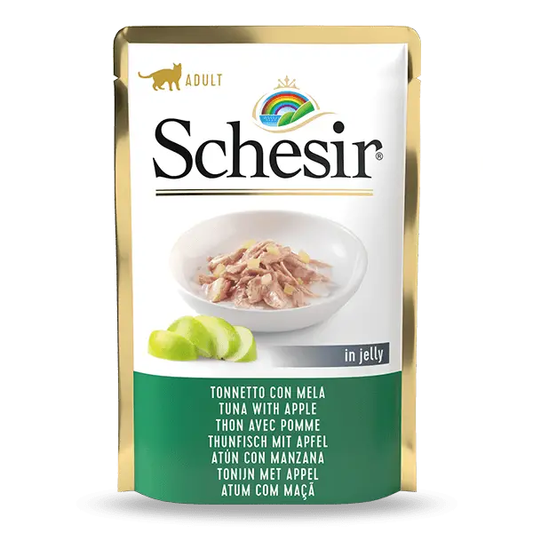 Schesir Wet Cat Food - Tuna with Apple 20x85gr