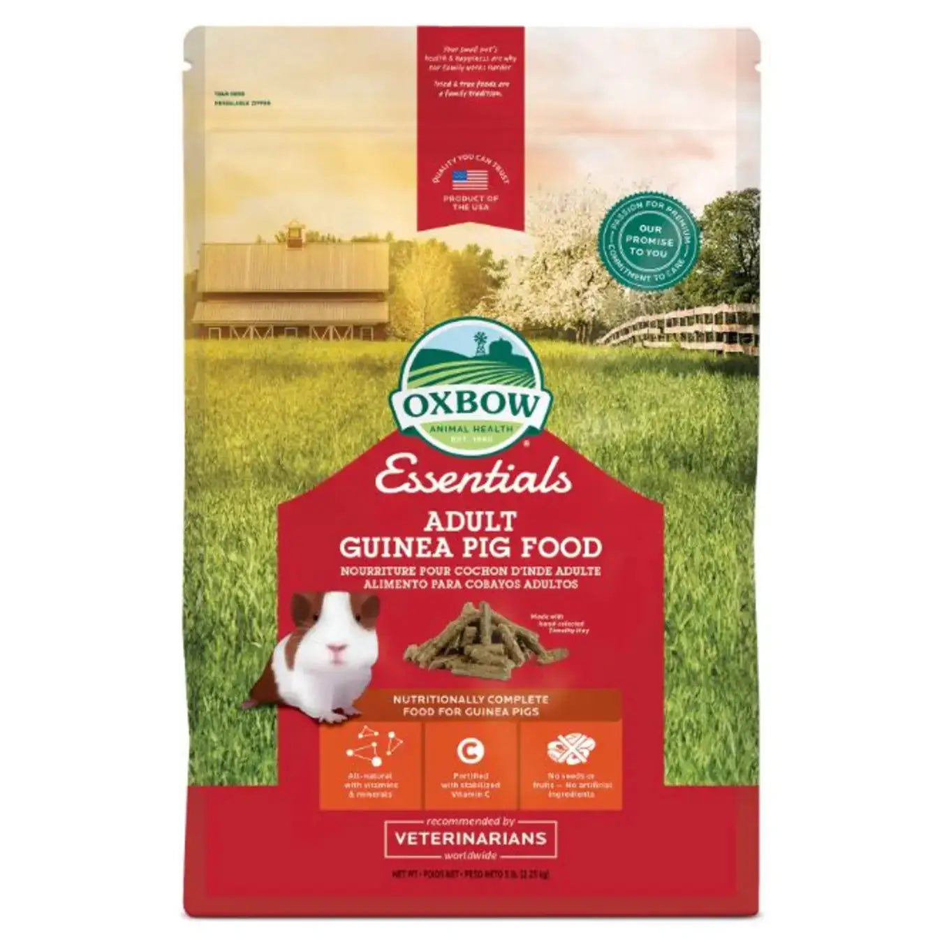 Oxbow Essential's Adult Guinea Pig Food 2.28kg