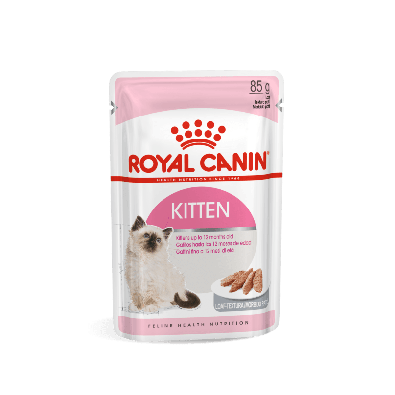 Royal Canin Cat Wet Food Kitten Loaf 12x85gr