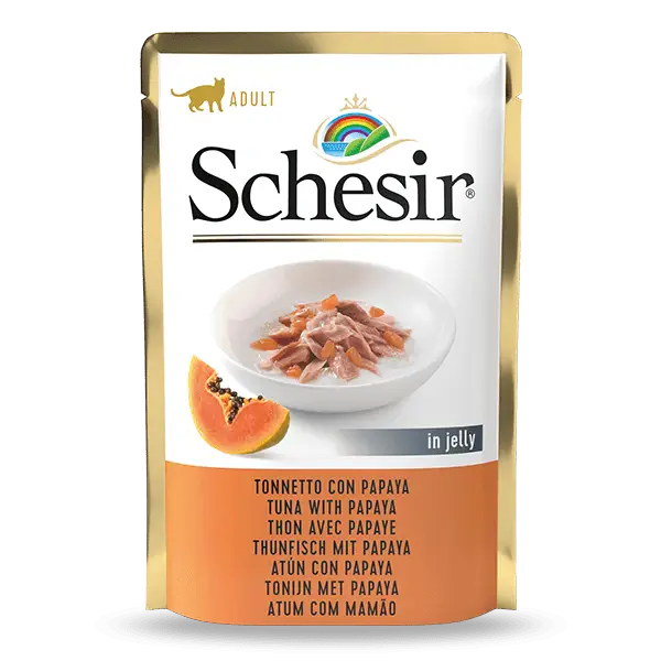 Schesir Wet Cat Food - Tuna with Papaya 85g pouch