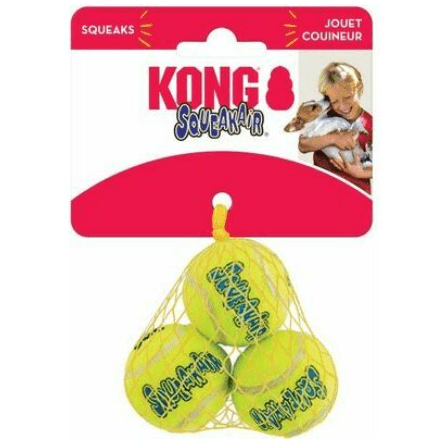 Kong SqueakAir Balls Small 3pk 4.5Øcm