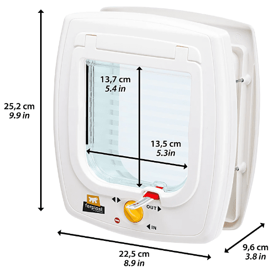 Ferplast Swing 5 Flap For Cats & Dogs 22,5x9,6xh25,2cm