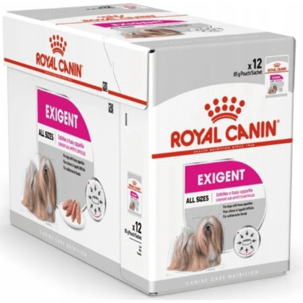 Royal Canin Exigent Loaf Dog Wet Food 12x85gr