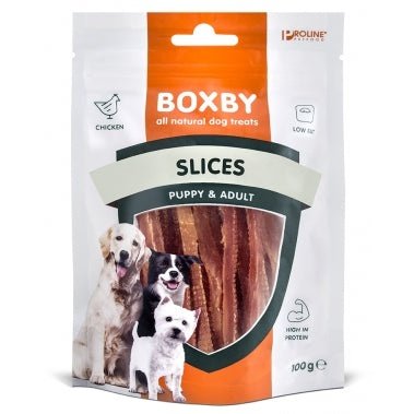 Boxby Puppy & Adult Slices with Chicken 100gr