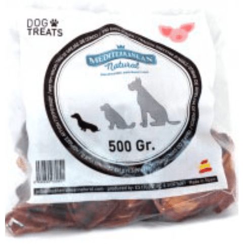 Mediterranean Natural Snacks Pig Ear Strips - 500gr