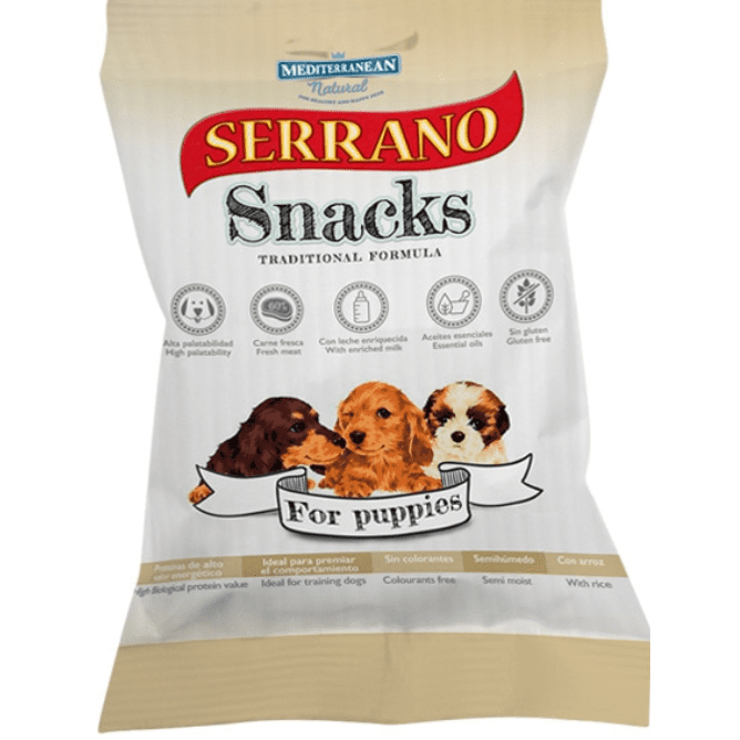 Mediterranean Natural Snacks For Puppies - 100gr