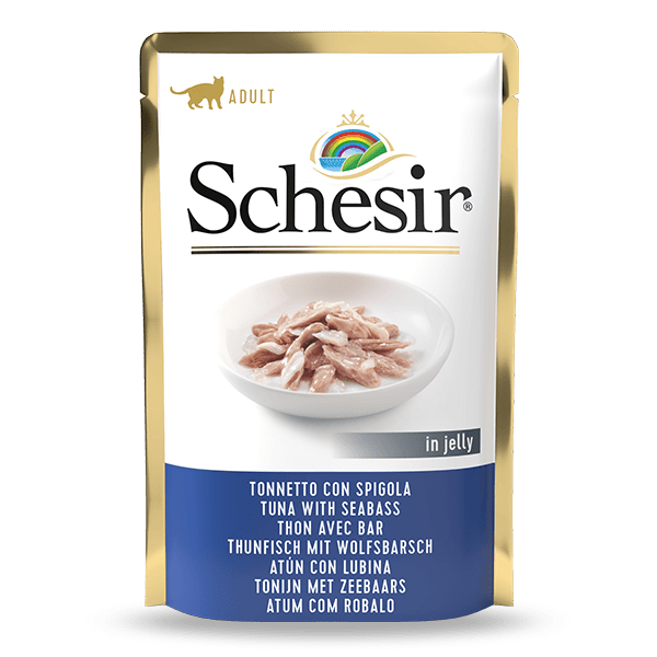 Schesir Wet Cat Food - Tuna with SeaBass 85g pouch