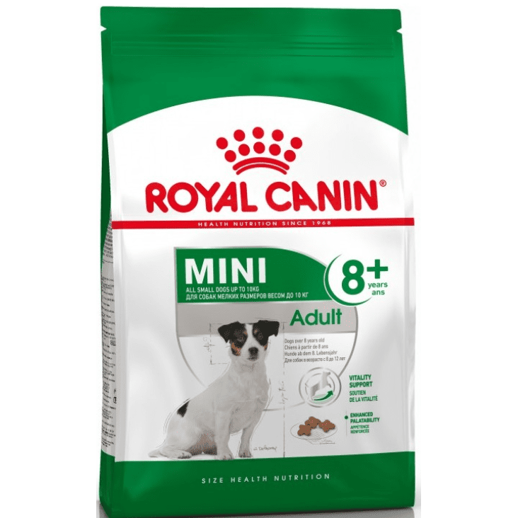 Royal Canin Mini Adult 8+ Dry Dog Food 8kg