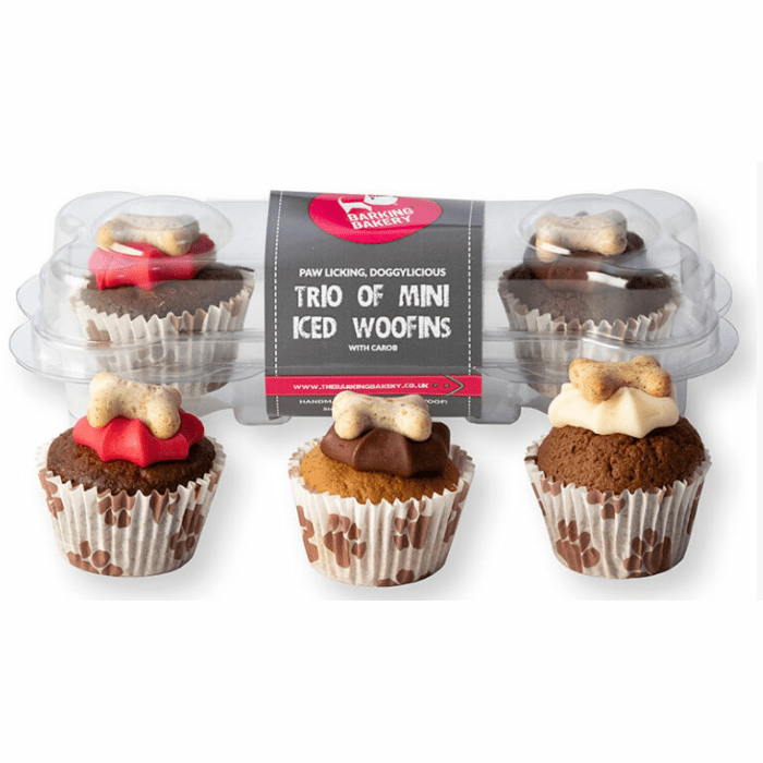 Barking Bakery Trio of Mini Iced Woofins 3pk