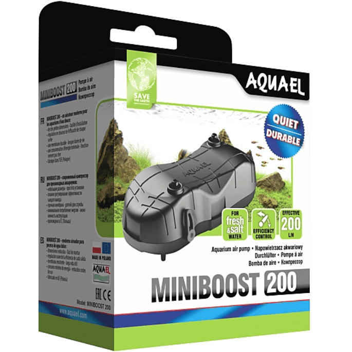 Aquael MiniBoost 200 - Aquarium Air Pump