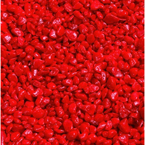 Aqua Gruzo Aquarium Gravel 4-7mm - Neon Red 1kg