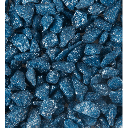 Aqua Gruzo Aquarium Gravel 4-7mm - Glitter Neon Dark Blue 1kg