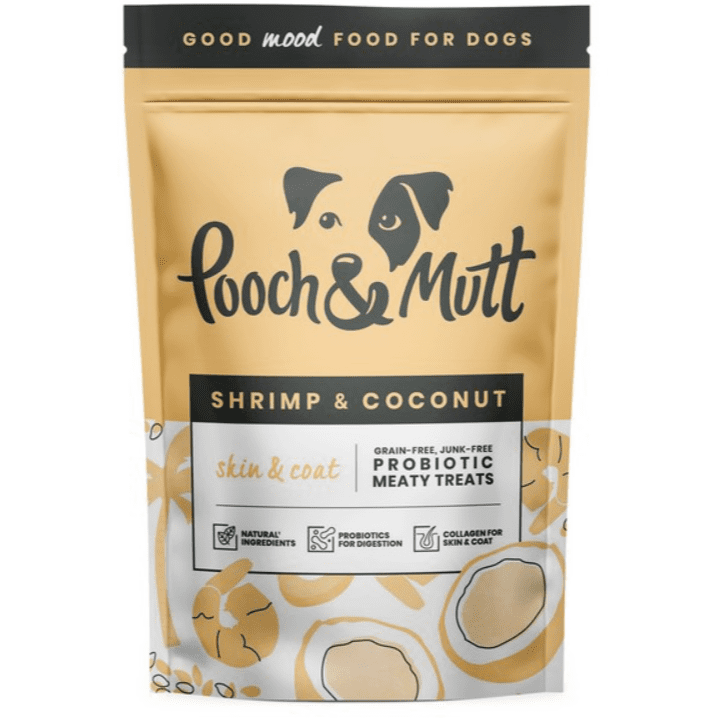 Pooch and Mutt Skin & Coat Probiotic Meaty Treats 120g