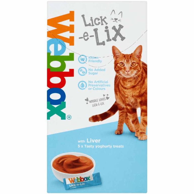 Webbox Lick-e-Lix Liver Yoghurty Treat 5x10g