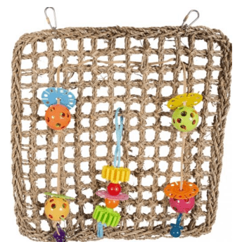 Seagrass Climbing Net Bird Toy 41x37cm